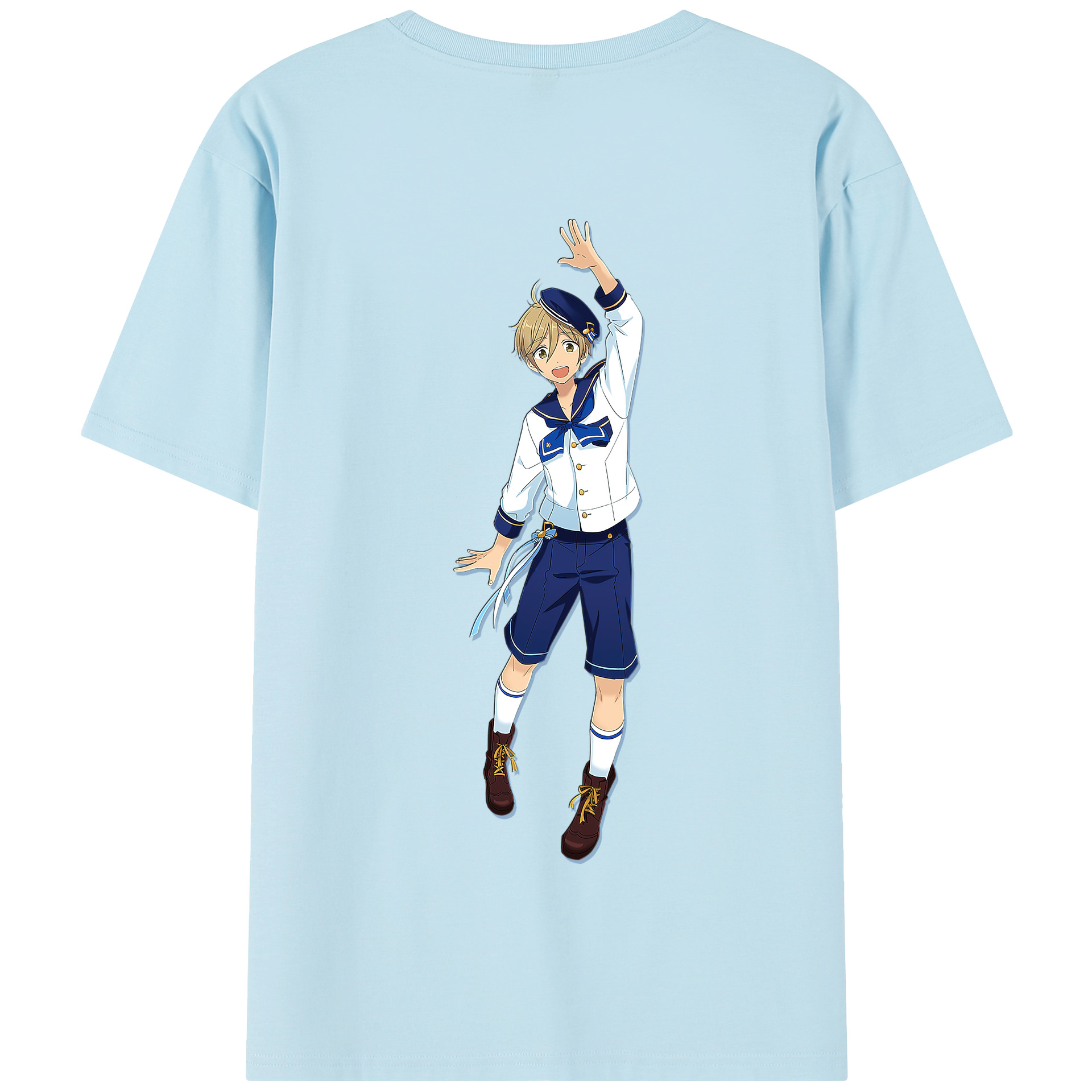 （画像用） あんさんぶるスターズ! Ensemble Stars 綿100％半袖Tシャツ（背面プリント）
